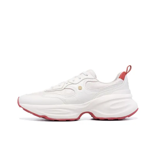 LI NING 1990 Classic Collection Rebound Anti Slip And Wear Resistant Low Top Casual Shoes Men's Ecru