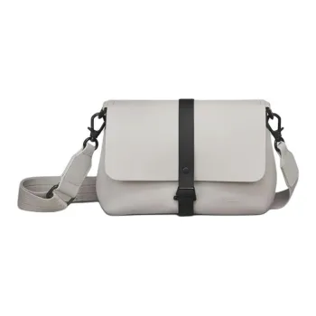 Gaston Luga Recycled Polyester Shoulder Bag Men's Taupe
