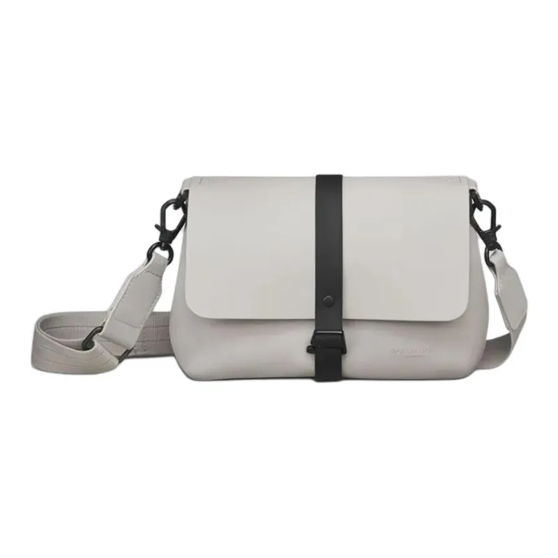 Gaston Luga Recycled Polyester Shoulder Bag Men's Taupe-0