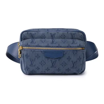 LOUIS VUITTON Outdoor Bumbag Monogram Denim Navy