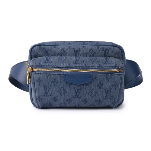 LOUIS VUITTON Outdoor Bumbag Monogram Denim Navy