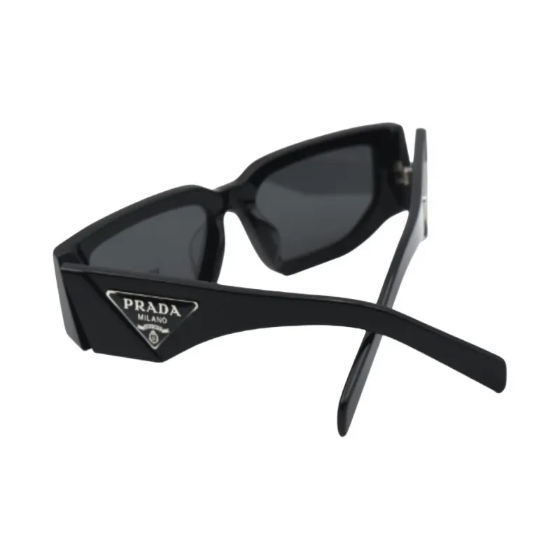 PRADA Plate Frame Irregular Shape Sunglasses Men's-3