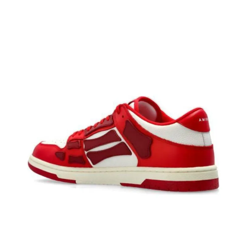 AMIRI Skel Top Low Top Skateboard Shoes Men's Red-2