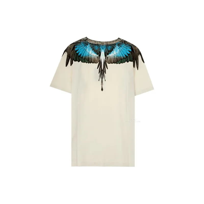 MARCELO BURLON COUNTY OF MILAN T Shirt Men's Ecru-1