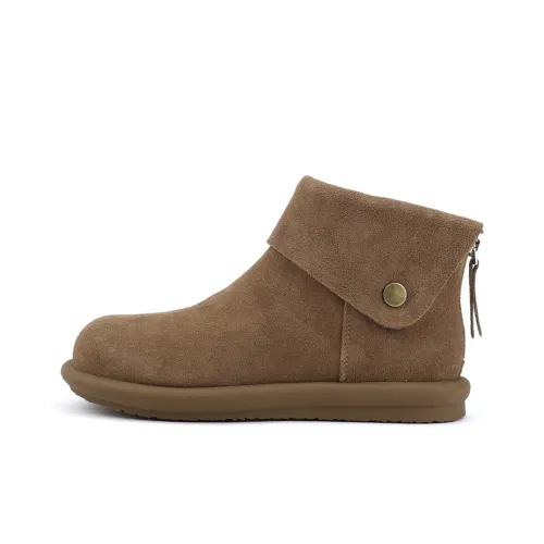 Uinnate Warm And Wear-Resistant Short Snow Boots Women's