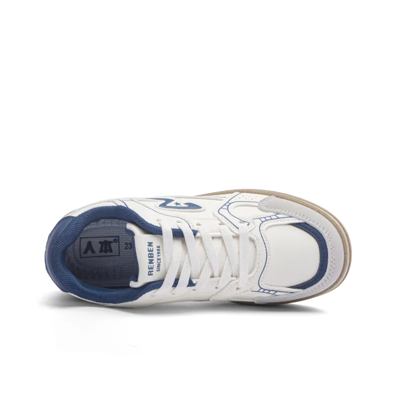 RENBEN Anti-Slip Wear-Resistant Low-Top Skateboard Shoes Women's-7