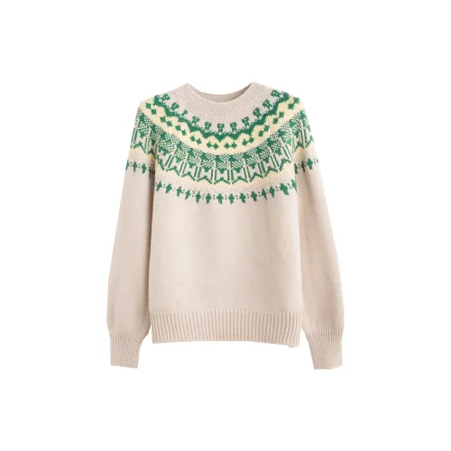 Tonlion Sweater Women's Green Tone