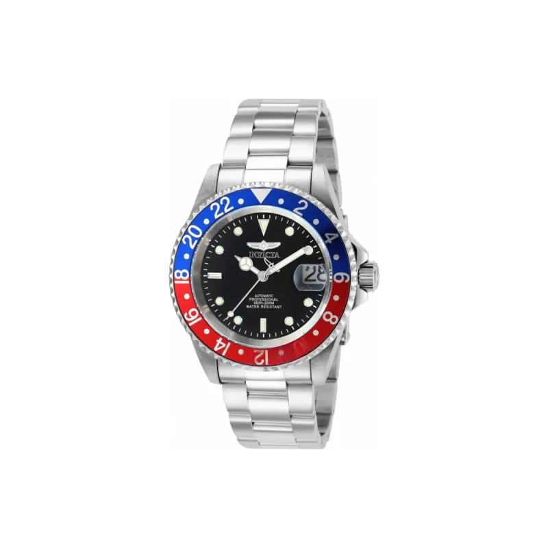 INVICTA Wrist Watch Automatic Mechanical Movement Stainless Steel Strap 40mm Black Dial Men's Watches-0