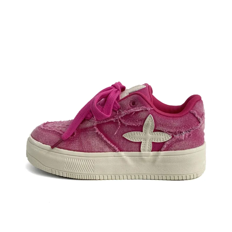 Than Than Me Slip-Resistant Breathable Low-Top Skateboard Shoes Women's-4