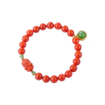 S&A Southern Red Agate Bracelets Women's