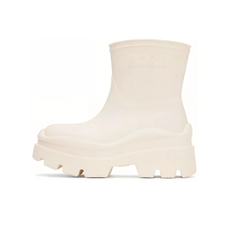 MSGM Rain Boots Women's White-0