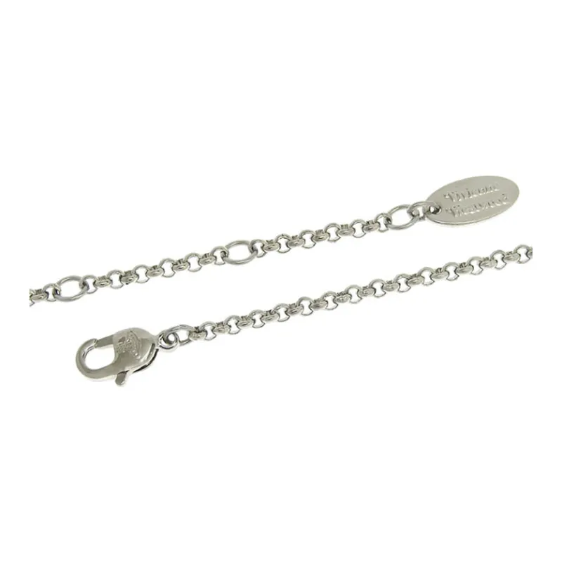 Vivienne Westwood Platinum Necklaces Women's Pink-3