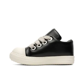 KUNGFUDEER Thread Line Collection Anti Slip Wear Resistant Low Top Skateboard Shoes Unisex Black
