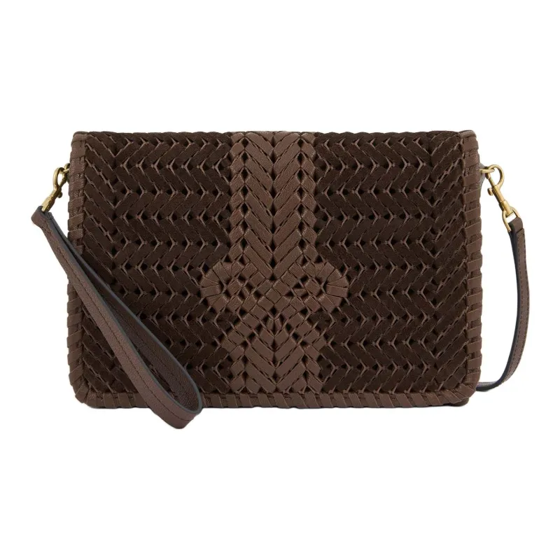 Anya Hindmarch Suede Crossbody Bag, Shoulder Bag Women's Truffle-0