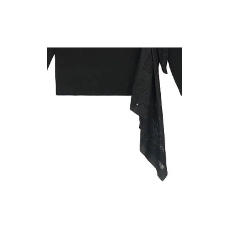 Givenchy Scarf detail Cotton Hoodie-6