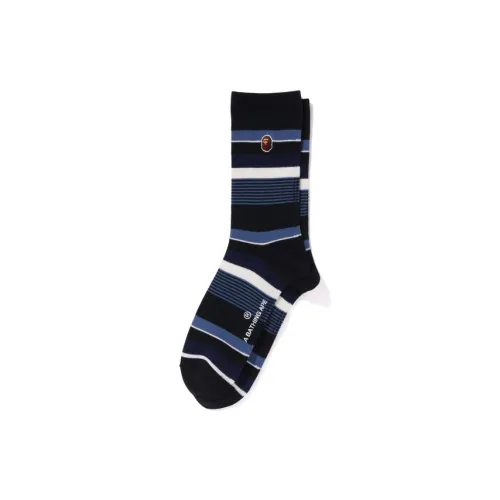 A BATHING APE SS24 Mid Calf Socks Men's