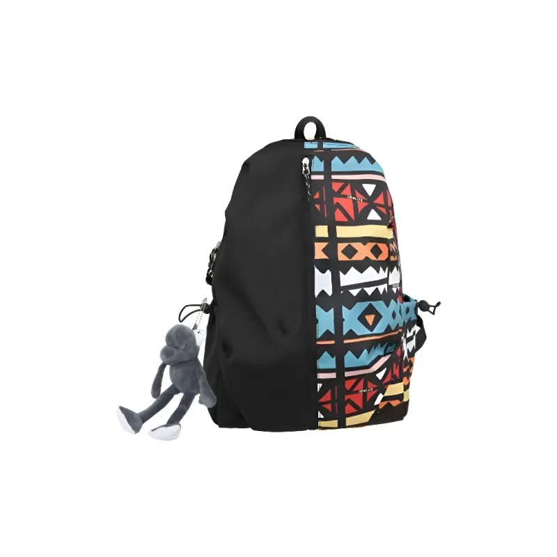 DJ.SPIRIT Nylon Backpack Regular Unisex Multicolor-9