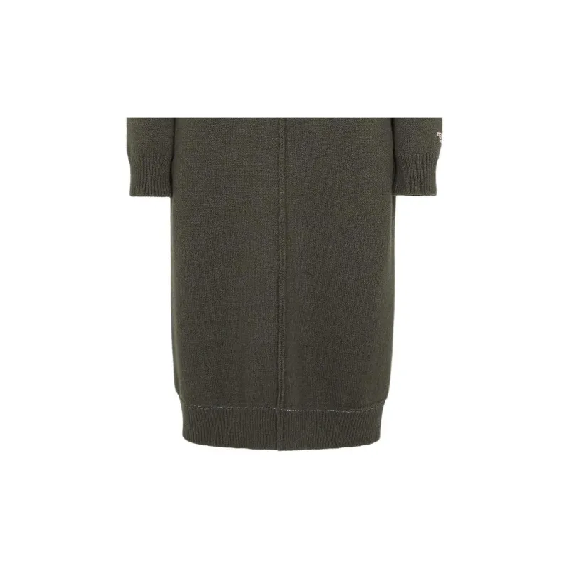 FENDI Turtleneck Long Sleeve Dress-6