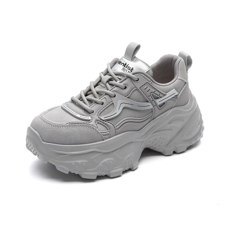 DUSTO Cushioning, Slip Resistant, And Abrasion Resistant Low Top Chunky Sneakers Women's-2