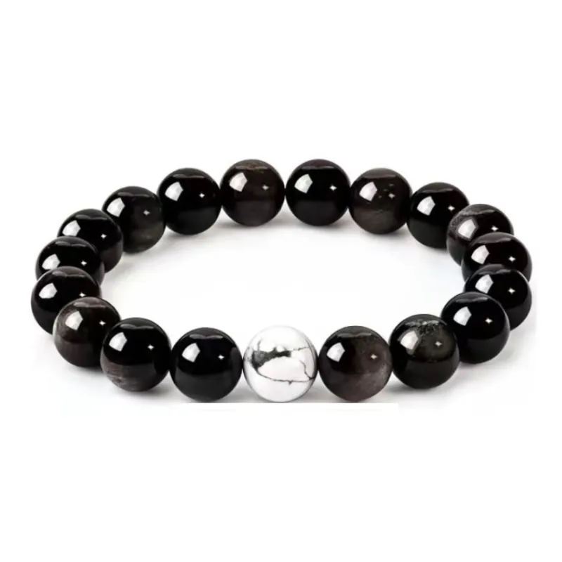 JIYAO Obsidian Bracelets Unisex-0