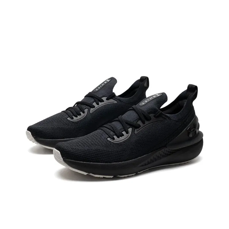 Under Armour Shift Anti Slip Wear Resistant Low Top Running Shoes Men's Black-2