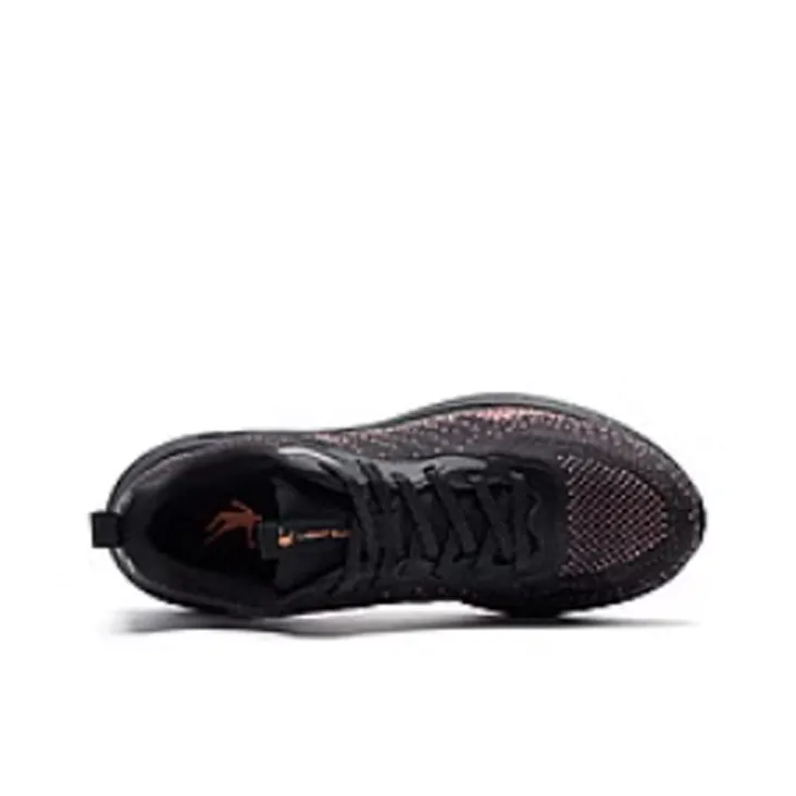 QIAODAN Low-Top Running Shoes Men's Black Orange-4