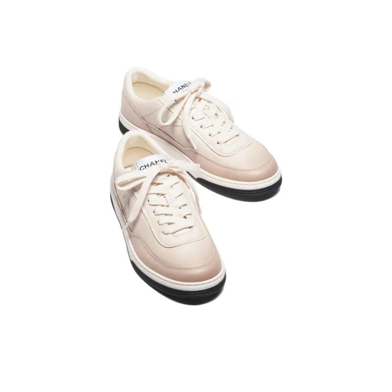 CHANEL 24K Low-Top Skateboard Shoes Women's Light Orange-2