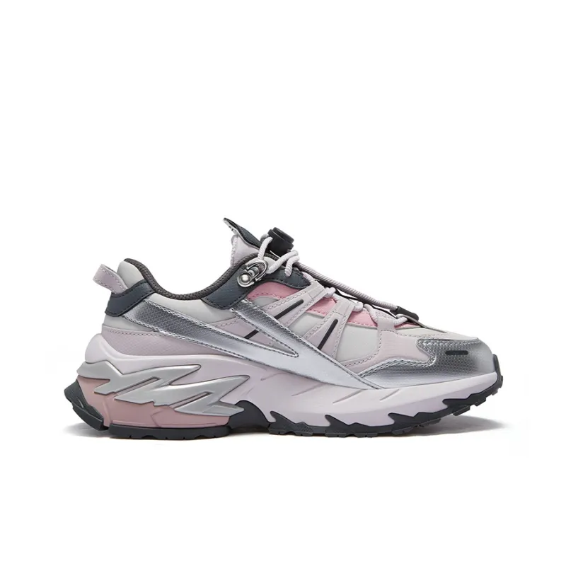 FILA FUSION COMET Wear-Resistant Low-Top Casual Shoes Women's Gray Purple-1