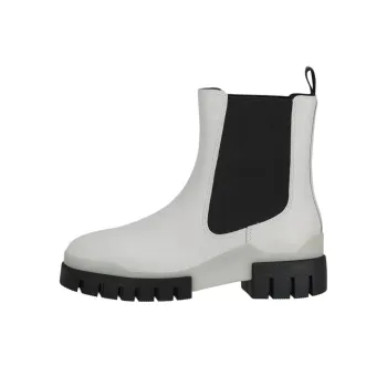 CALVIN KLEIN Short Chelsea Boots 3.9cm Women's White