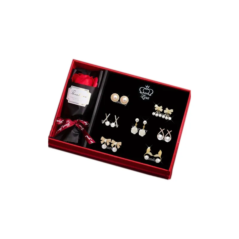 DJIN 925 Silver Needles Stud Earrings Women's-0