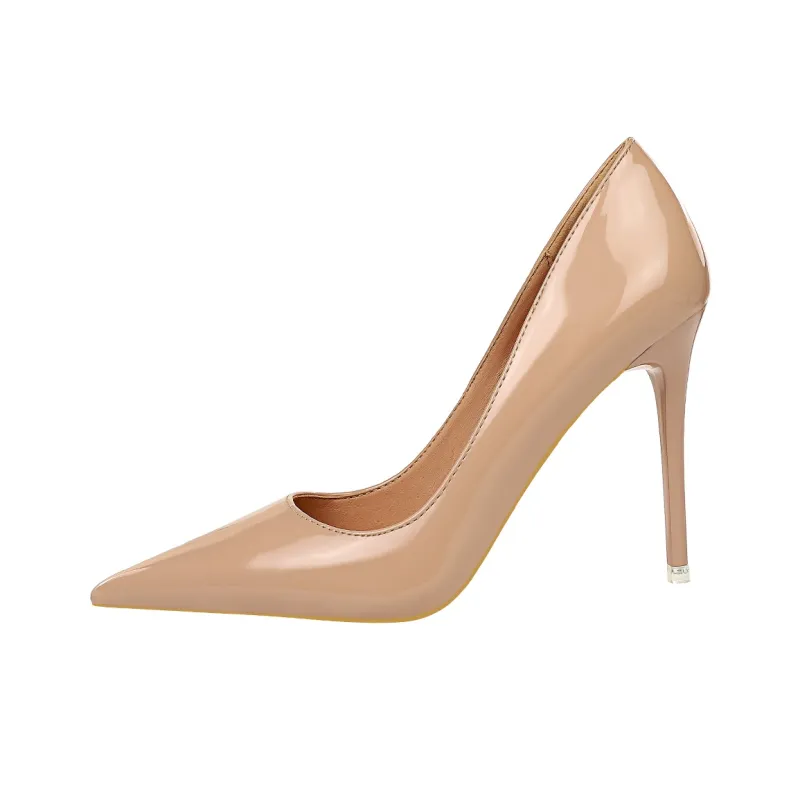 QITUMAUL Slim Heel High Heels 10.5cm Women's-9