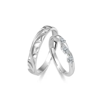 Zhiyu S999 Fine Silver Rings Unisex