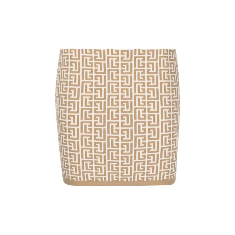 BALMAIN Elasticated Waistband Mini Skirt-5