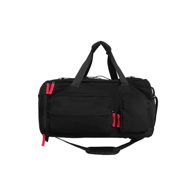 SUN ERATH&U Oxford Gym Bag Unisex Black/Light Gray-4