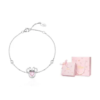 Disney Minnie Series S925 Silver Bracelets Women's