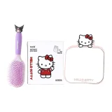 Hello Kitty Metal Mirror+Kuloomi Tubas Airbag Comb