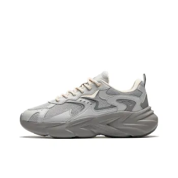 Anta Anti Slip And Wear Resistant Breathable Low Top Casual Shoes Women's Gray