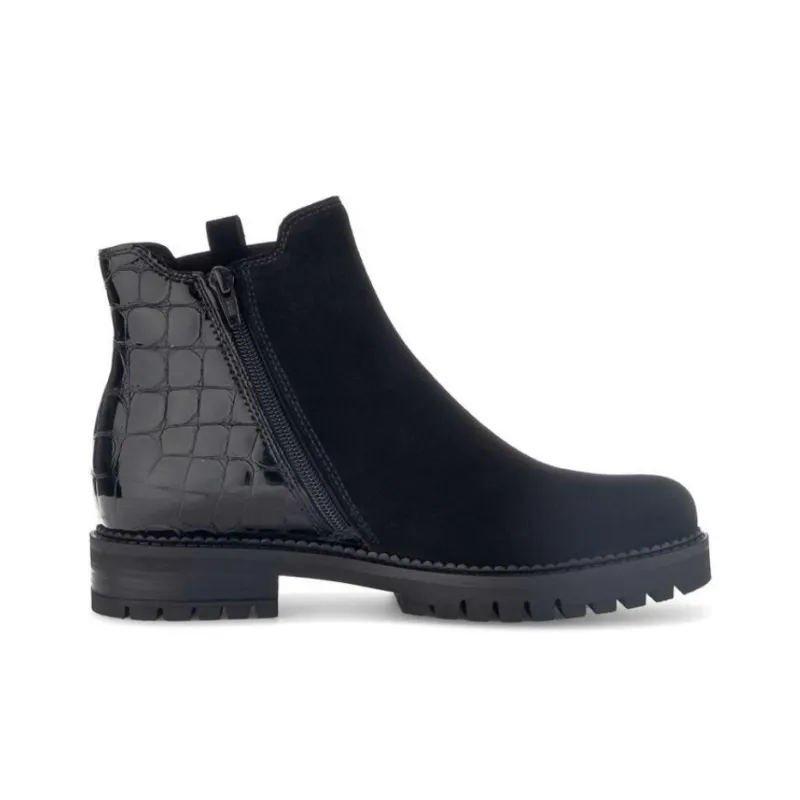 Gabor Comfort Ankle Boots 3cm Women's Black-1