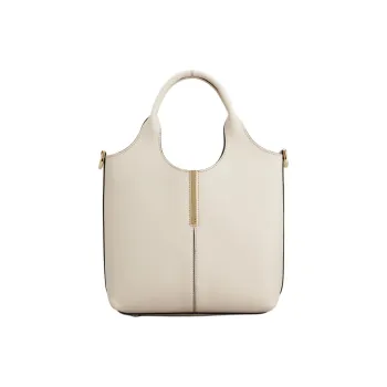 TOD'S Logo Engraved Small Shopper Bag