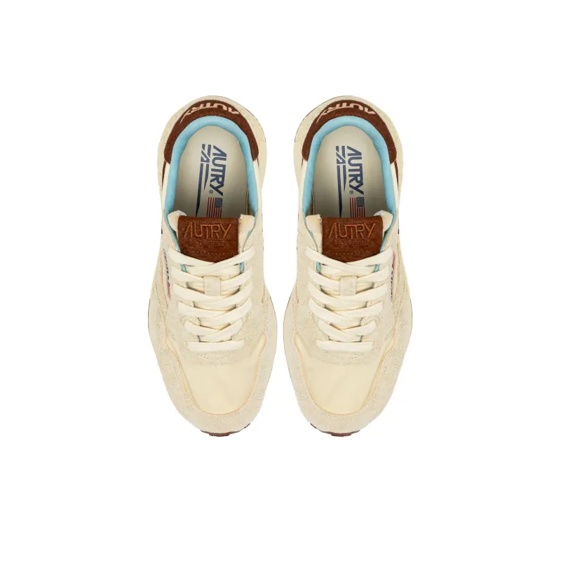 AUTRY Reelwind Abrasion Resistant Low Top Casual Shoes Men's Beige-3