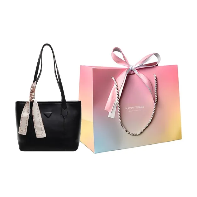 Yalu PU Tote Bag, Shopping Bag, Shoulder Bag Large Size Regular Women's Multicolor-7