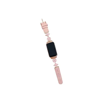 FZRT Huawei Compatibility Watch Band Niche Premium Four Leaf Clover Chain Strap Artificial Leather Material