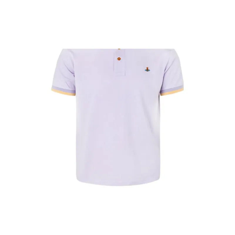 Vivienne Westwood SS23 Polo Shirt Men's Purple-2