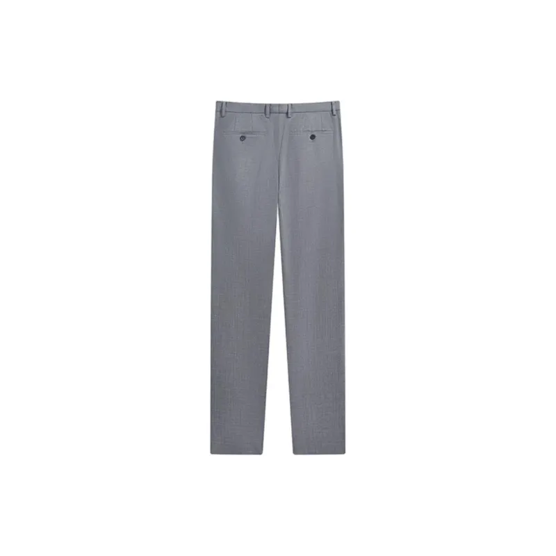 ZIOZIA Suit Trousers Men Gray-1