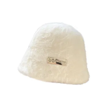 Cranta Komeia Rabbit Fur Bucket Hats Women's