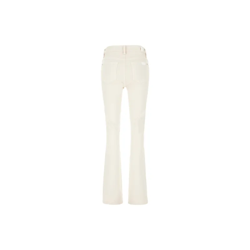 7 FOR ALL MANKIND Casual Pants Women's Vintage White-1