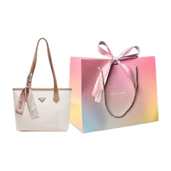 Yalu PU Tote Bag Shopping Bag Shoulder Bags Large Size Regular Women's Multicolor