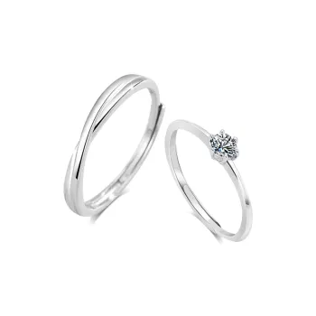 BLANK IN BLANK Sterling Silver Rings Unisex Birthday Confession To Girlfriend