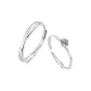 Mobius Couple Rings[Sterling Silver 999]