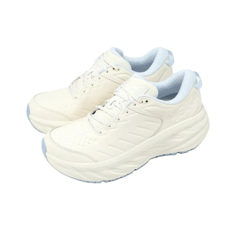 HOKA ONE ONE Bondi SR Anti Slip Wear Resistant Low Top Casual Shoes Men's Ecru-2